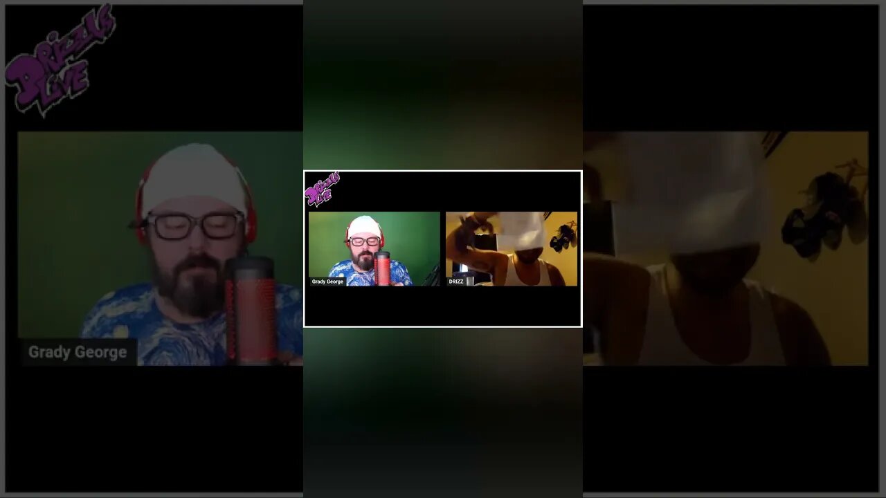 Drizzle and Grady have a drink! Check out the latest episode of Drizzle Live on this channel!