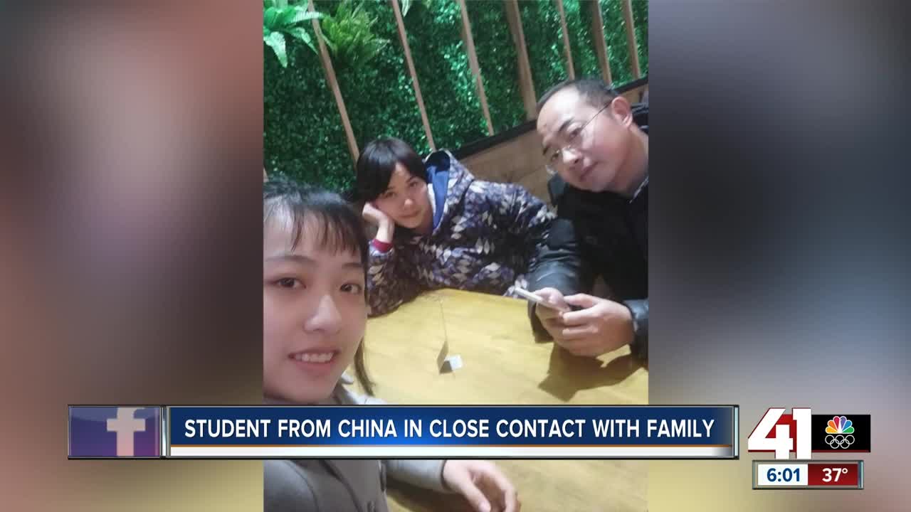 Coronavirus: Park University student from China in close contact with family