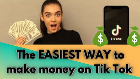 The EASIEST WAY to make money on Tik Tok