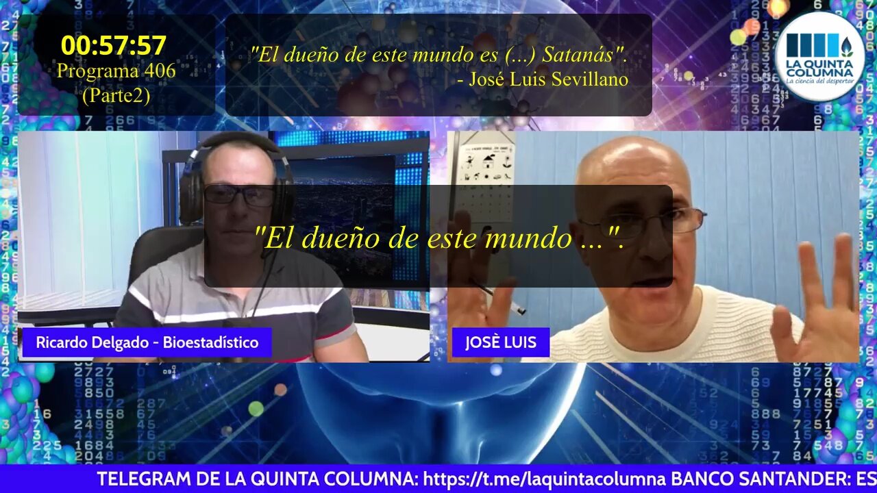 El odio anticiristiano de José Luis Sevillano: Satanás "dueño del mundo" (Programa 406)