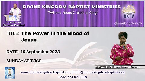 The Power in the Blood of Jesus | Evangelist Angel Ndlovu | 10 September 2023