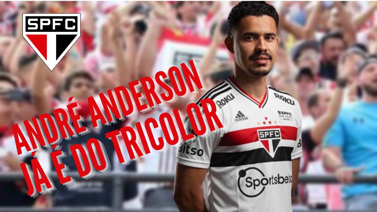 São Paulo anuncia a contratação do meia André Anderson, da Lazio