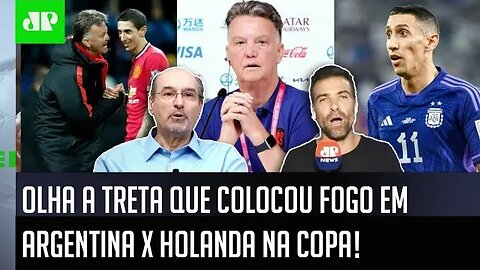 TRETA! "Ele é INSUPORTÁVEL! O PIOR TÉCNICO que..." POLÊMICA PÕE FOGO em Argentina x Holanda na Copa!
