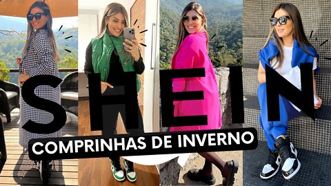 MELHORES COMPRINHAS SHEIN DE INVERNO, MEUS CASACOS SHEIN