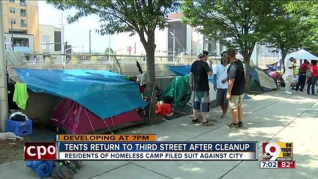 Mayor plans legal action to move camp