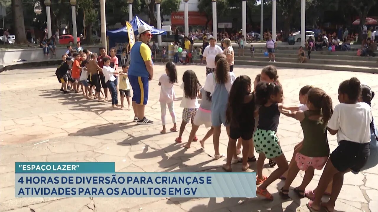 Espaço de Lazer: 4 Horas de Diversão para Crianças e Atividades para os Adultos em Gov. Valadares.