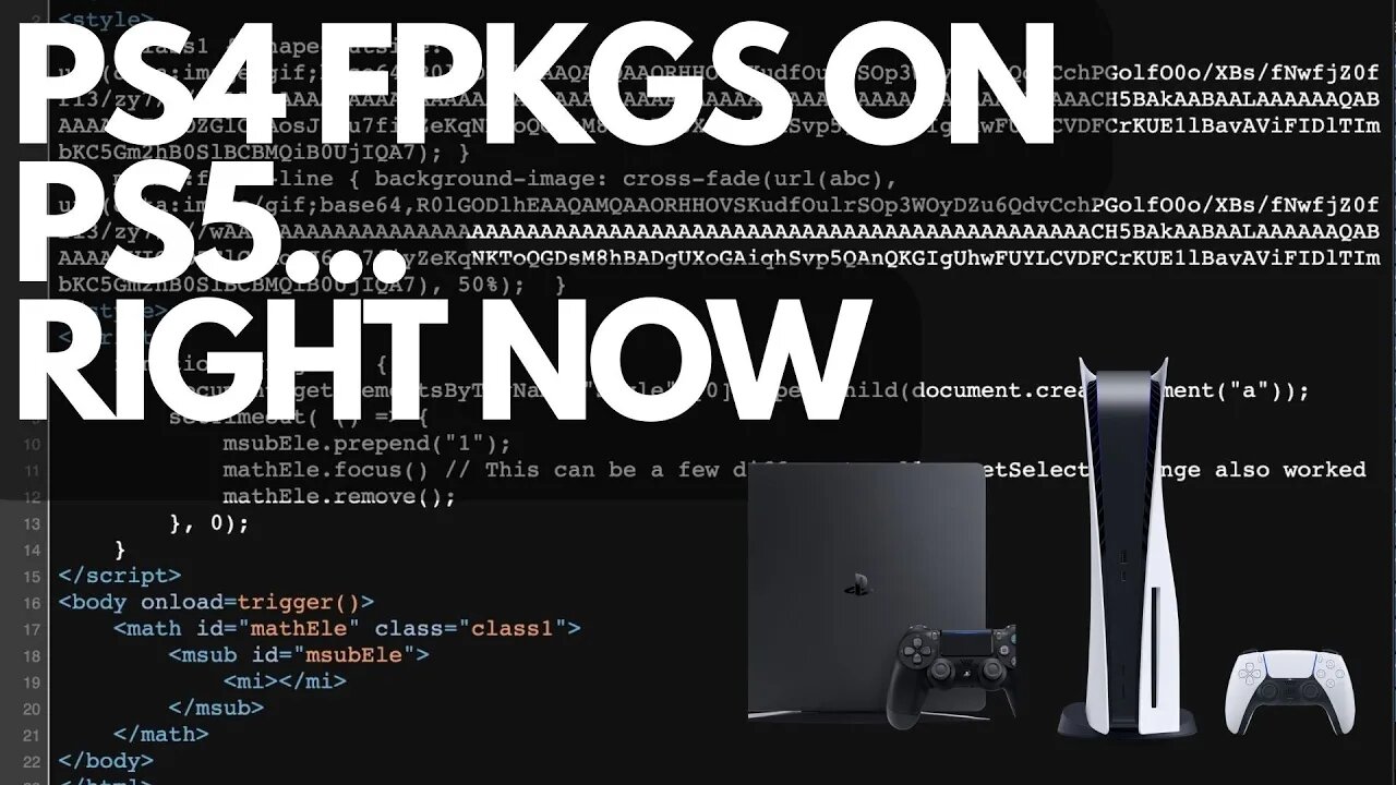 Run PS4 FPKGS on a PS5 4.03 - RIGHT NOW!