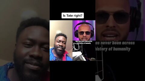Do y’all think Tate is correct?