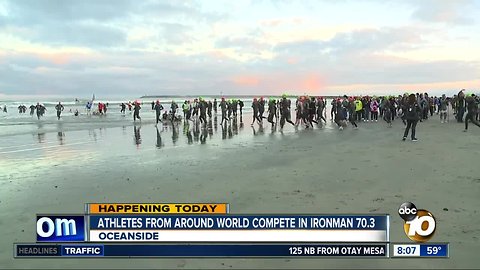 Athletes from around globe compete in Oceanside Ironman