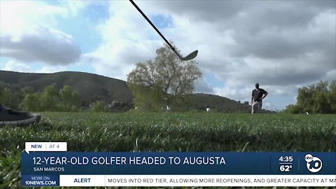 12-year-old going to Augusta Natioanl