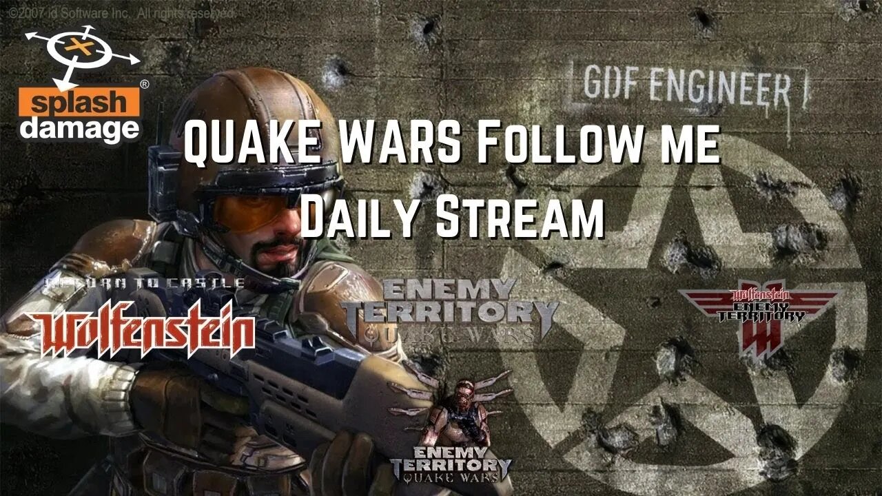 Enemy Territory Quake Wars Live Stream WTF Wednesday!