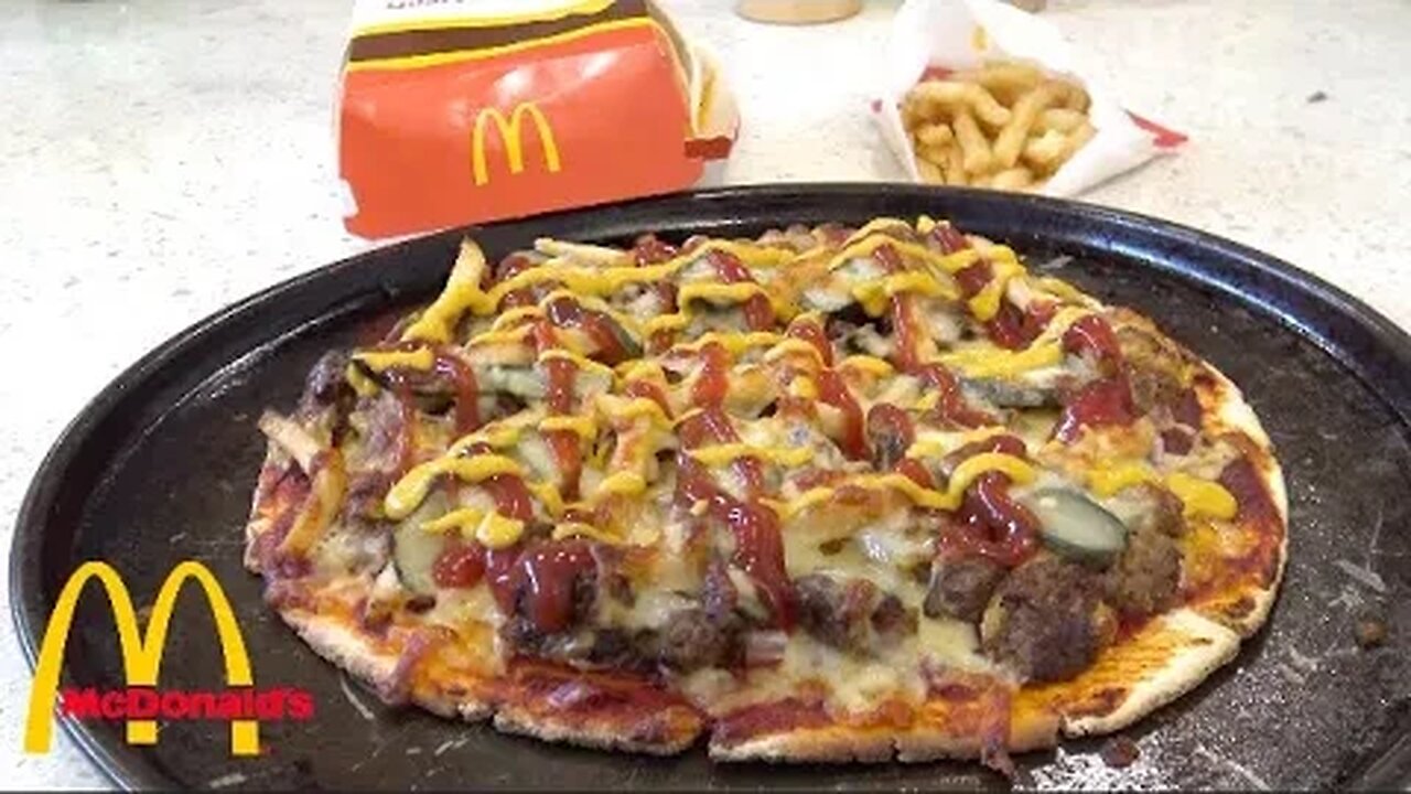 McDonalds Quarter Pounder Pizza