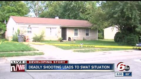 SWAT situation ends peacefully on Indy's NE-side after person shot, killed