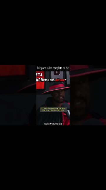 “TÁ CHEIO DE CRENTE NO !NF3RN0” com Toninho do Diabo | Planeta Podcast Sobrenatural #shorts