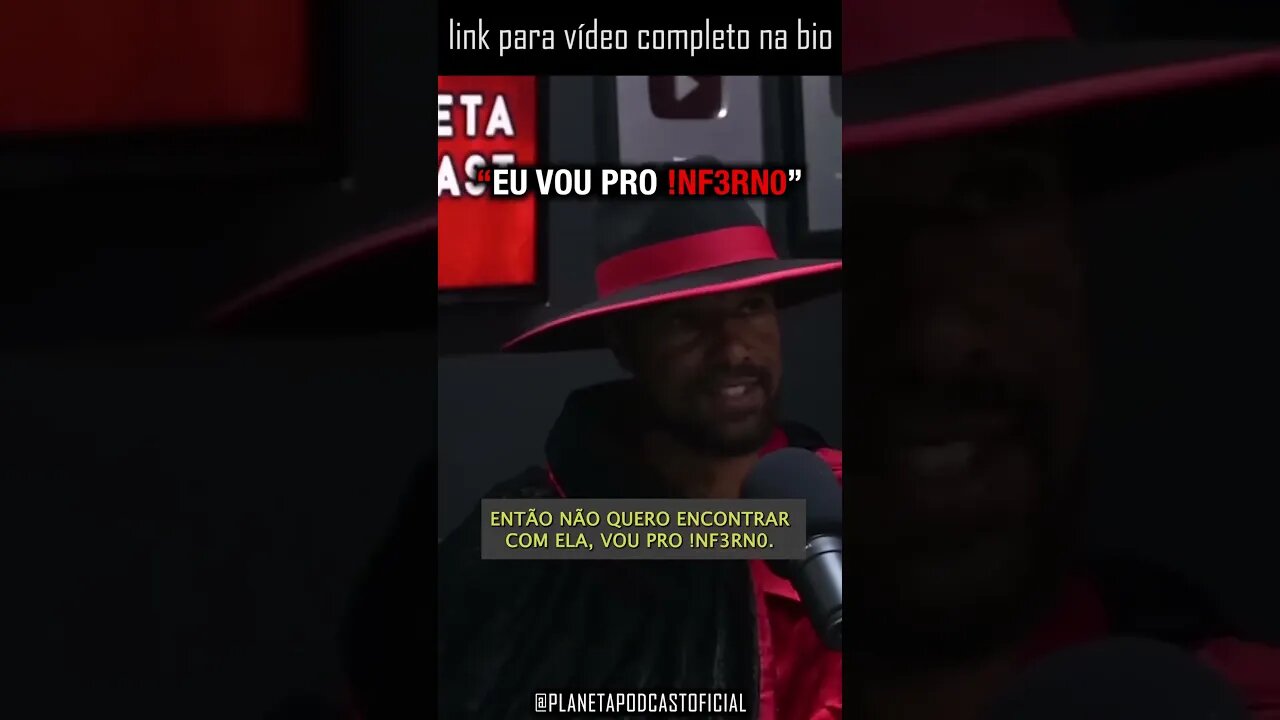 “TÁ CHEIO DE CRENTE NO !NF3RN0” com Toninho do Diabo | Planeta Podcast Sobrenatural #shorts