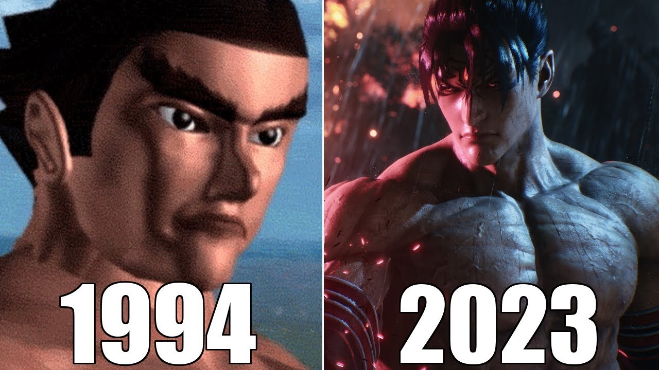 Evolution of Tekken games 1994-2023