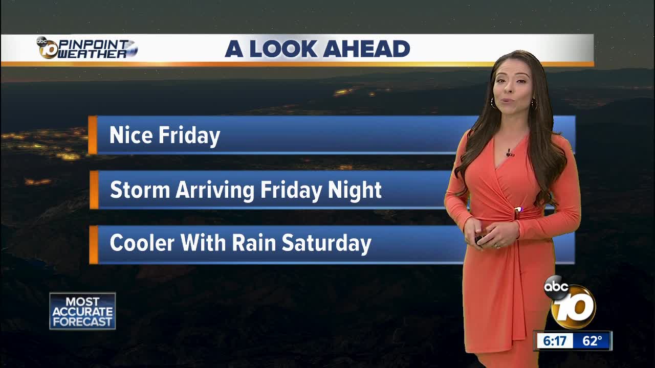 10News Pinpoint Weather with Meteorologist Angelica Campos