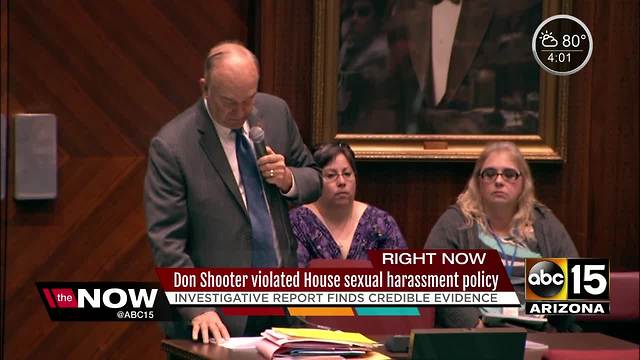 Report finds credible evidence against Rep Don Shooter allegations