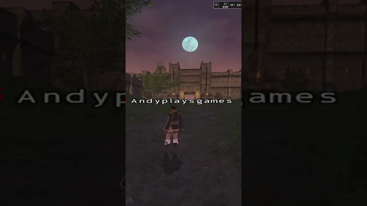 Moonrise in West Ronfaure FFXI FF11 #shorts