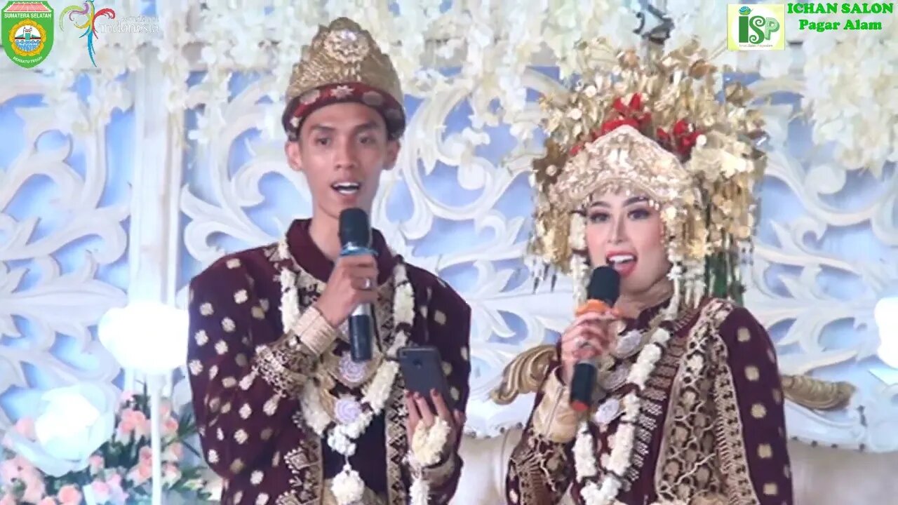 PENGANTIN MENYANYI / PERNIKAHAN SENDRA &HENDRO DESA TANJUNG PAYANG PAGARALAM SUMATERA SELATAN ,