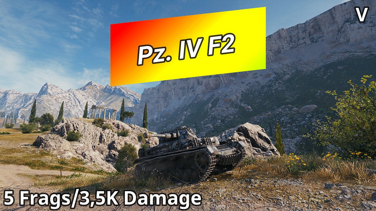 Pz.Kpfw. IV Ausf. F2 (5 Frags/3,5K Damage) | World of Tanks