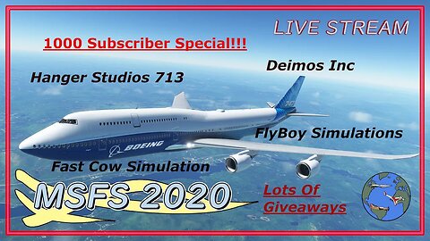 1000 Subscriber Special!!! #msfs2020