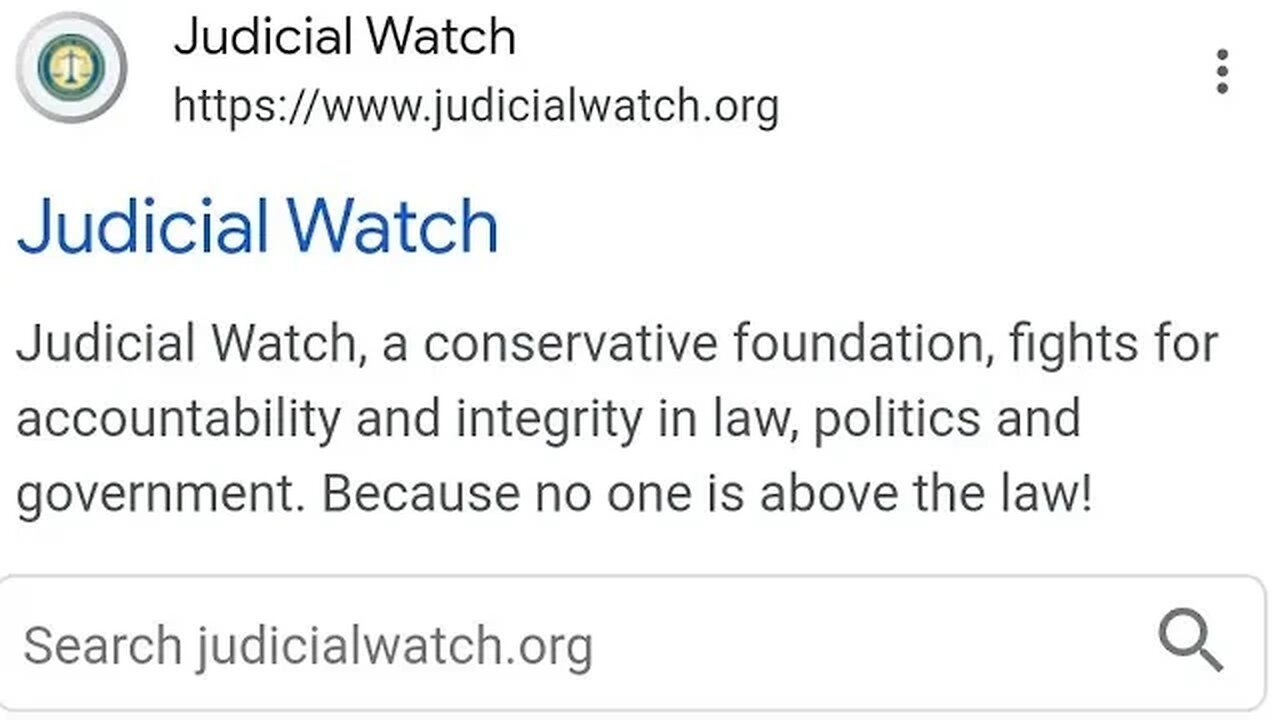 JUDICIAL WATCH TOM FITTON AMERICA