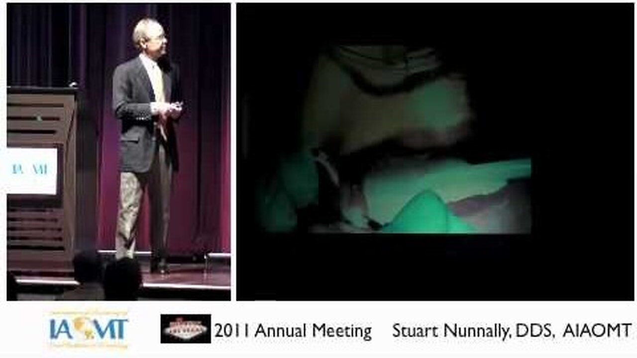 Stuart Nunnally DDs. discusses Trigeminal Neuralgia IAOMT 2011 Las Vegas
