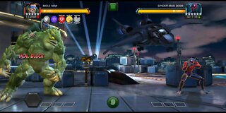 Mcoc, Mole man! Beast mode vs Spiderman 2099