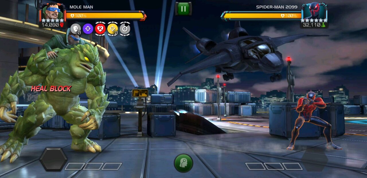 Mcoc, Mole man! Beast mode vs Spiderman 2099