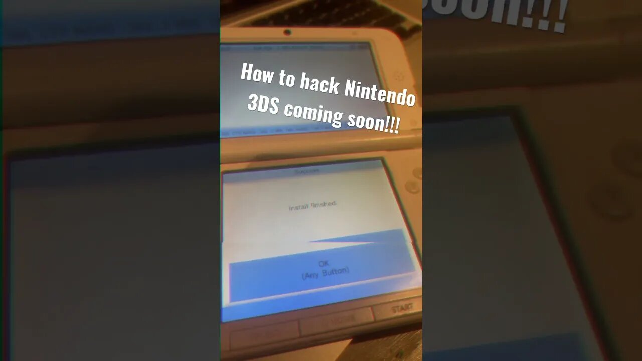 How to hack Nintendo 3DS coming soon!! #gaming #nintendo #hack #modding #homebrew #gaming #custom