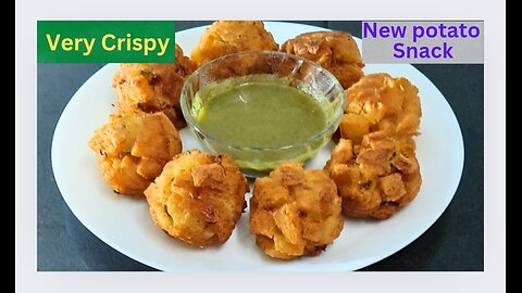 आलू से बना नया चटपटा क्रिस्पी नाश्ता | Aloo ka Naya Nashta 💚