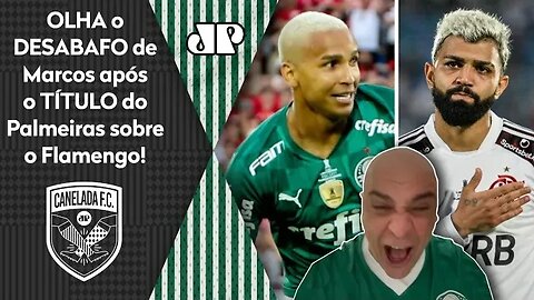 "POR%@! Quem FALOU que o Palmeiras..." São Marcos DESABAFA após TÍTULO contra o Flamengo!