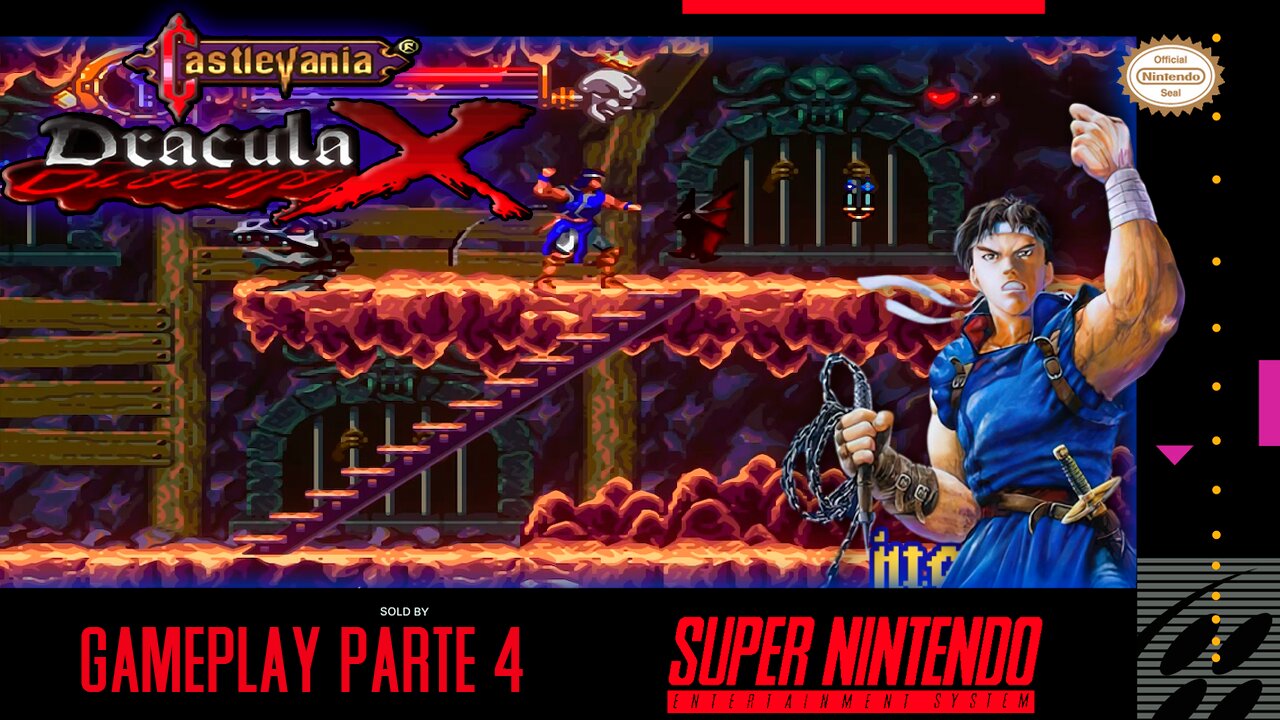 Castlevania: Dracula X "Calabozo" Parte 4 || 720p + 60fps + Shaders ||