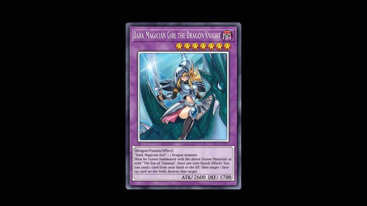 Yu Gi Oh! Dark Magician Girl The Dragon Knight