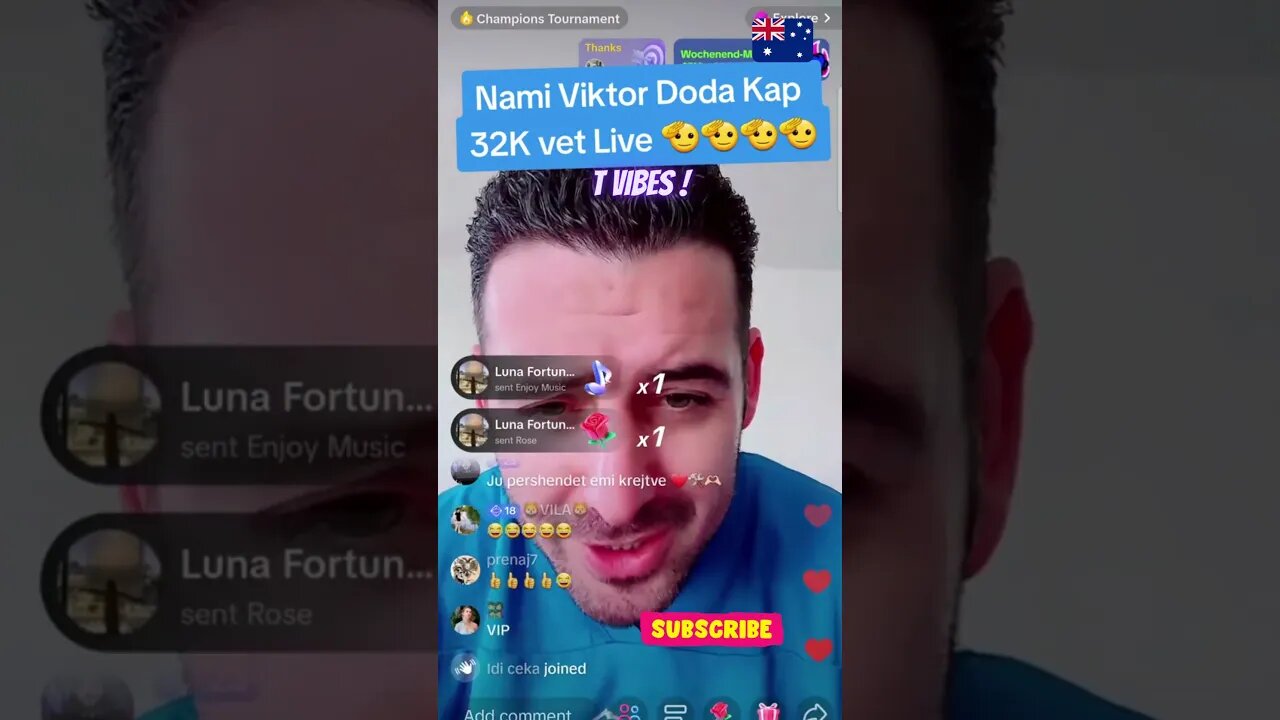 Viktori doda kap 33k ne live #shorts #foryou