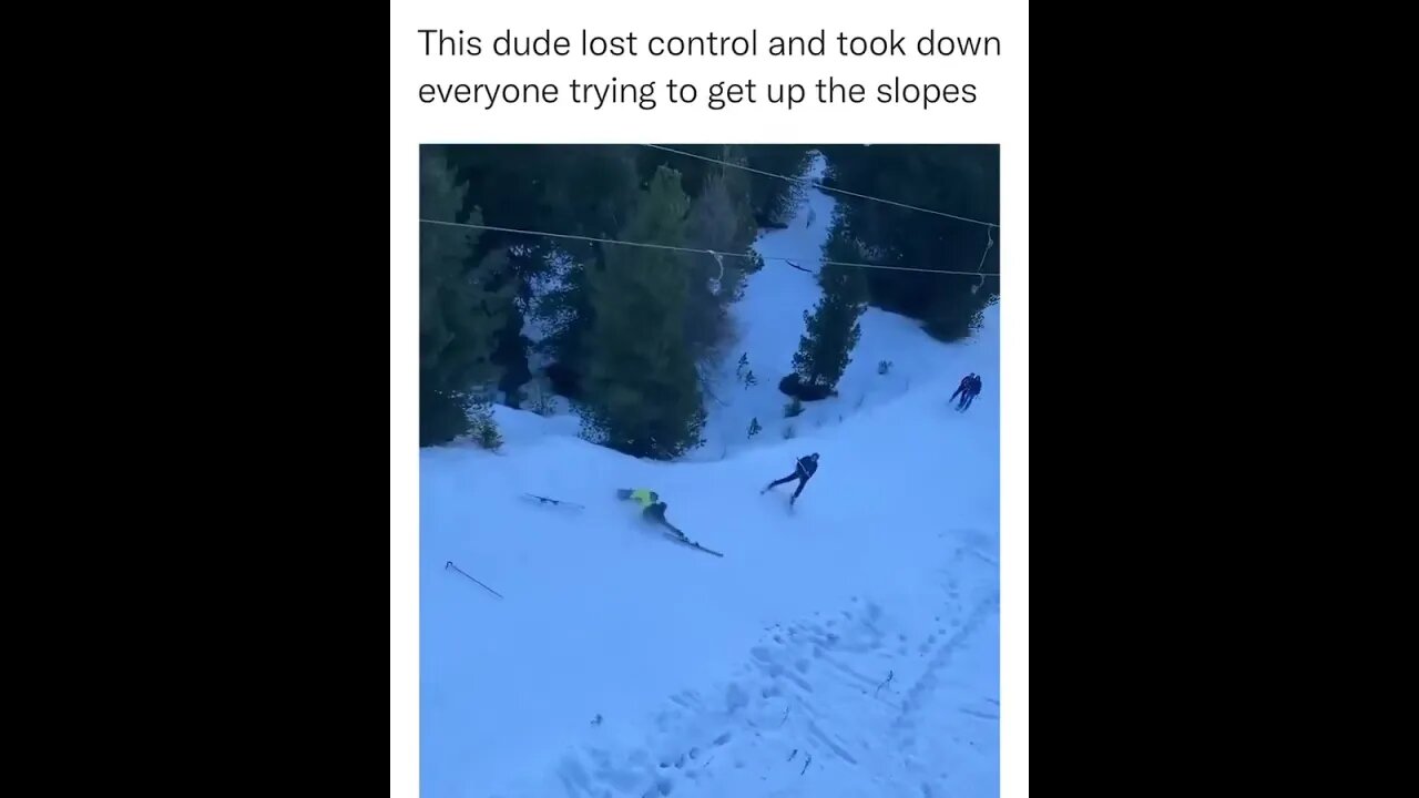 Dude lost control.
