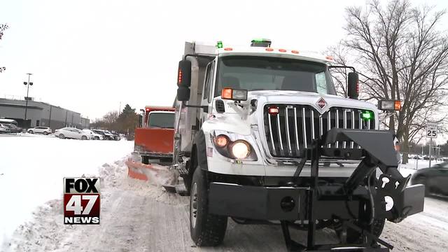 How to stay safe near snow plow trucks