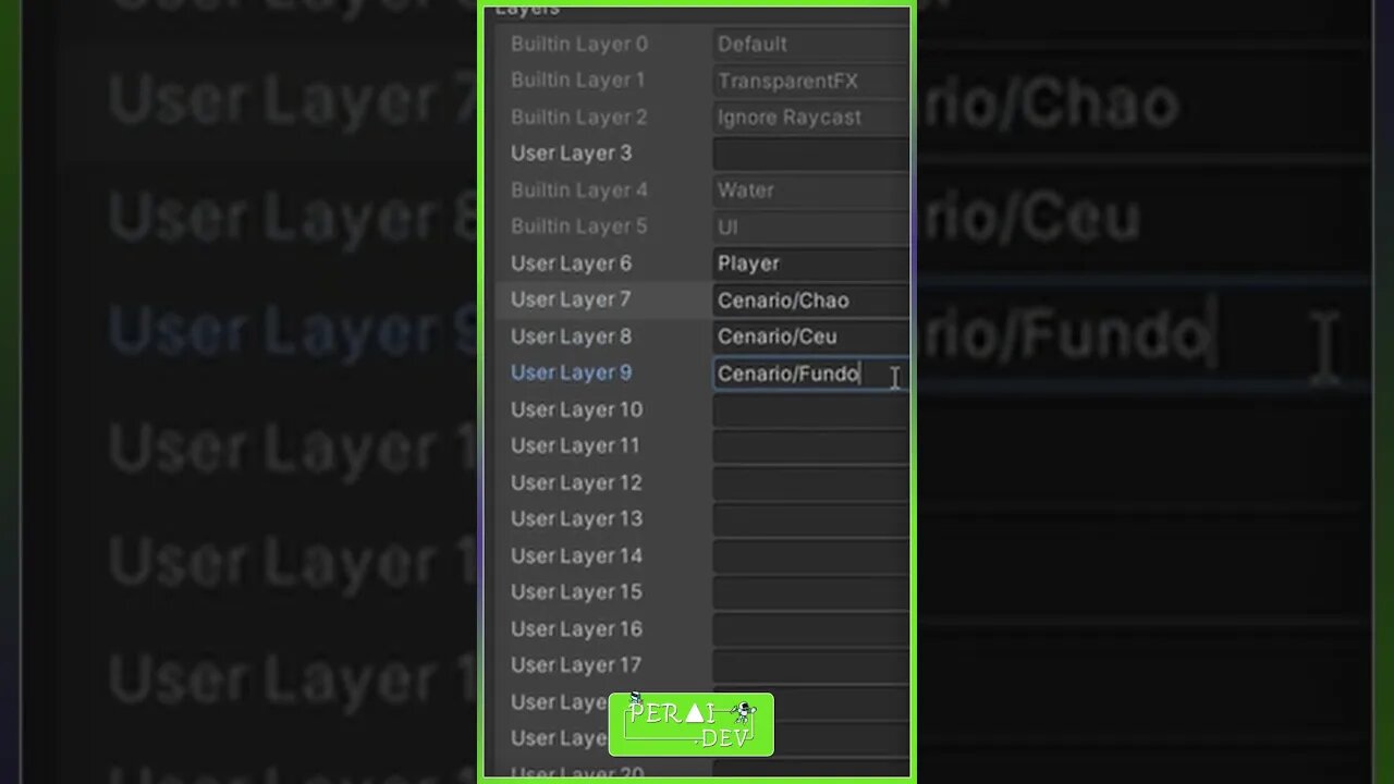 Layers DNV | #shorts TOP 32 de 100 dicas para Unity 🔥