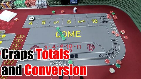 Craps Totals, Conversions and Best procedures for paying on the Line and Don'ts (Short Version)