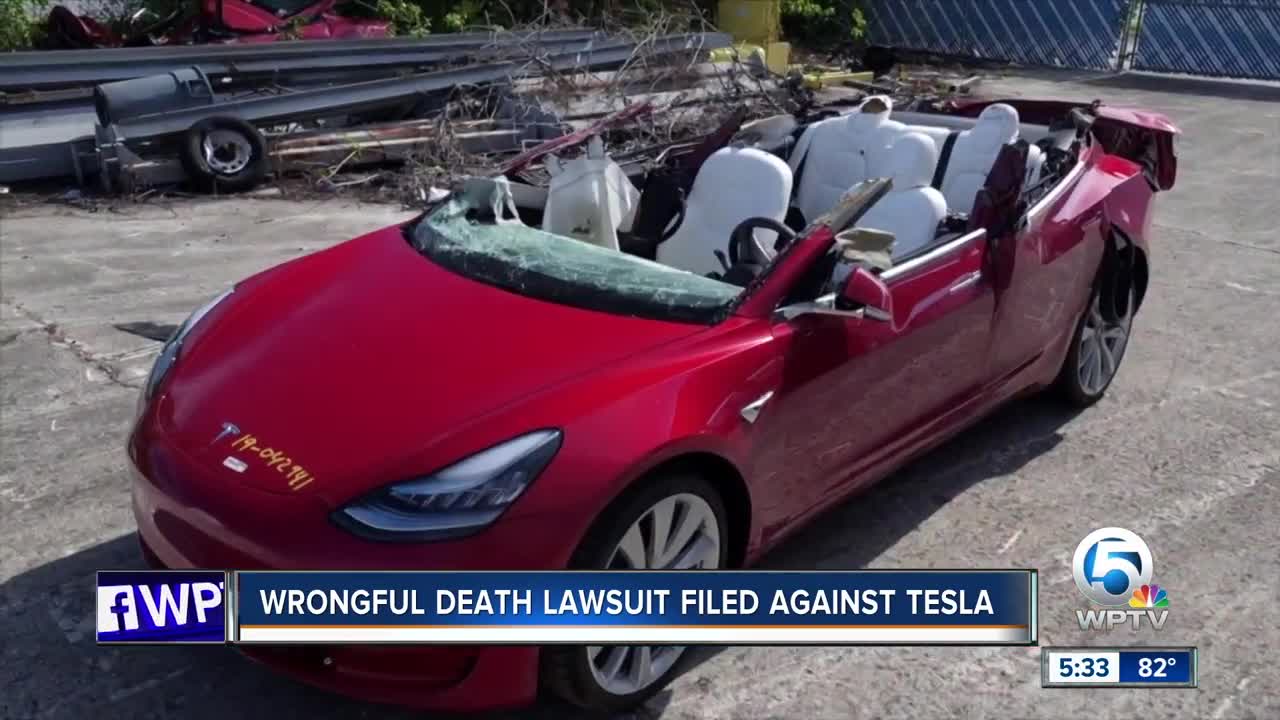 Family of Tesla driver killed in crash in suburban Delray Beach sues automaker