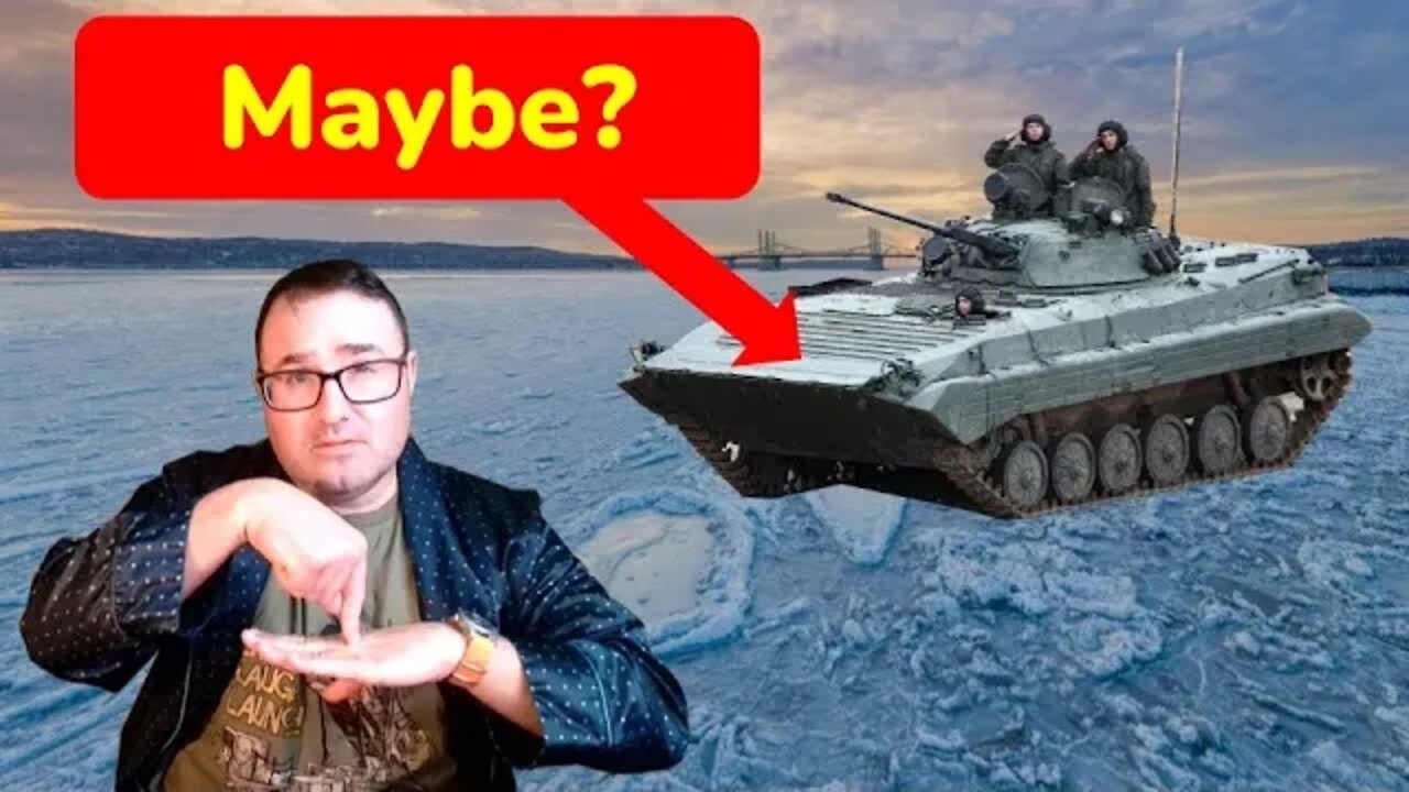 Can you drive a tank over a frozen river?