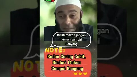 Badan Sering Sakit, Makan Jangan Sampai Kenyang | #drzaidulakbar #tipssehat #viral