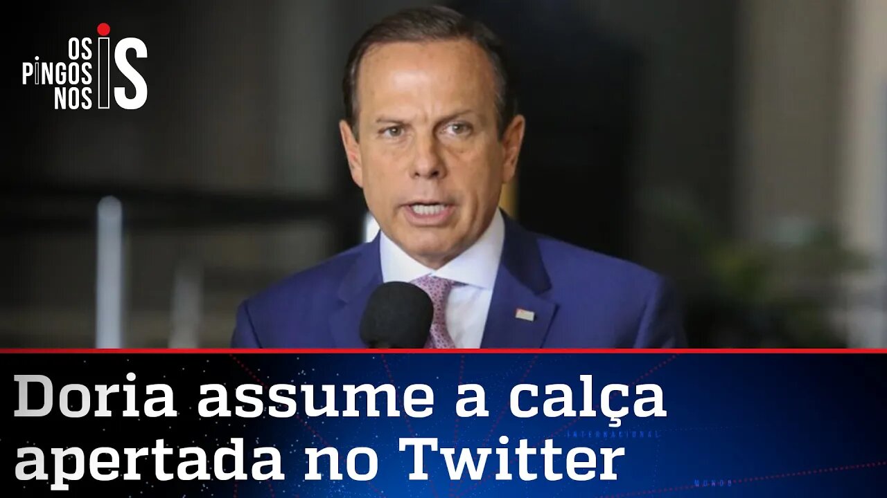 Com medo de povo, Doria deixa mansão e se abriga no Palácio dos Bandeirantes