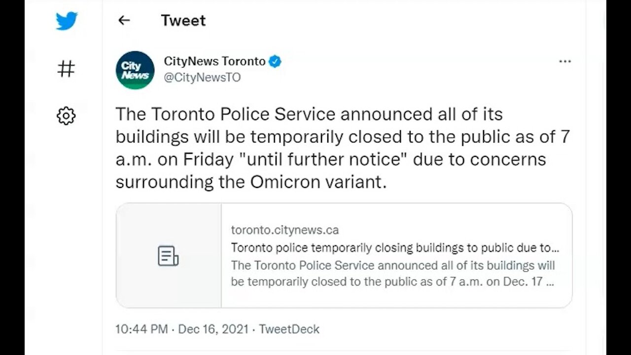Ontario Police Stations Closing Until Further Notice