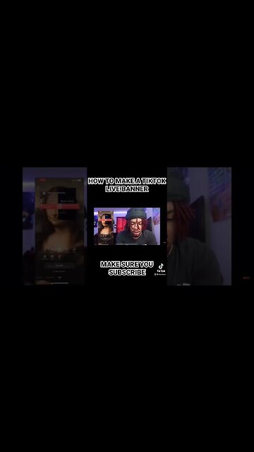 How to Make a TIKTOK LIVE Banner #like #the #video #roadto2k
