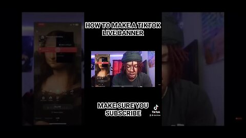 How to Make a TIKTOK LIVE Banner #like #the #video #roadto2k