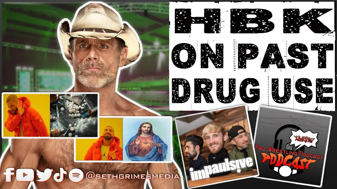 Shawn Michaels on Past Drug Use and Why He Quit | Clip from Pro Wrestling Podcast Podcast #hbk #wwe