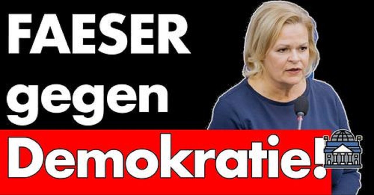 SPD Stasi Faeser´s neues Gesetz implodiert schon vor der Verabschiedung!