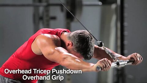 Overhead Tricep Pushdown Overhand Grip